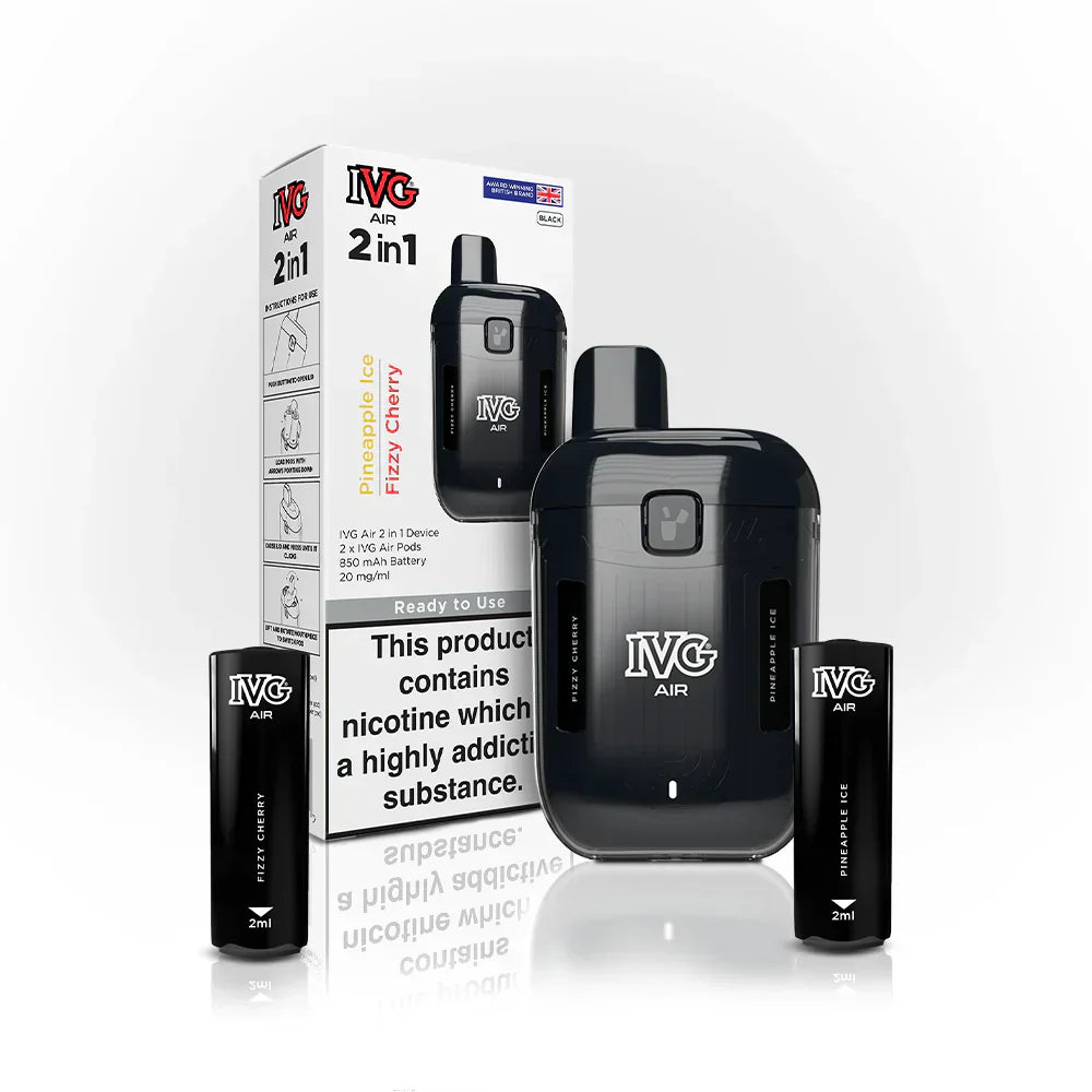 IVG Air 2-in-1 Vape Kit | 8.99 Vape Shop Soho London | Vape Store Central London Buy Vape Juice IVG Air 2-in-1 Vape Kit | 8.99 Vape Shop Soho London | Vape Store Central London Buy Vape Juice