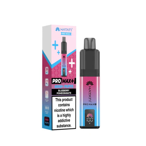 Blueberry Pomegranate Hayati Pro Max+ 6000 Prefilled Pod Kit | Juicy Vapes  – Vape Shop Soho London