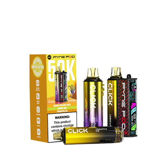 Yellow Edition Pyne Pod Click 50k Vape Kit