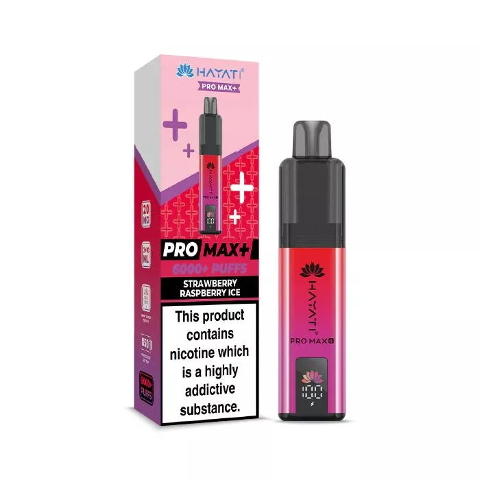 Strawberry Raspberry Ice Hayati Pro Max+ 6000 Prefilled Pod Kit