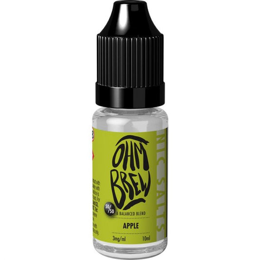Apple E-Liquid by Ohm Brew 50/50 Nic Salts