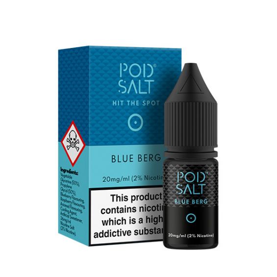 BLUE BERG NIC SALT E-LIQUID BY POD SALT