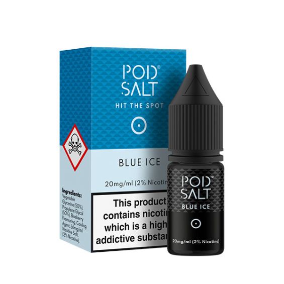 BLUE ICE NIC SALT E-LIQUID BY POD SALT