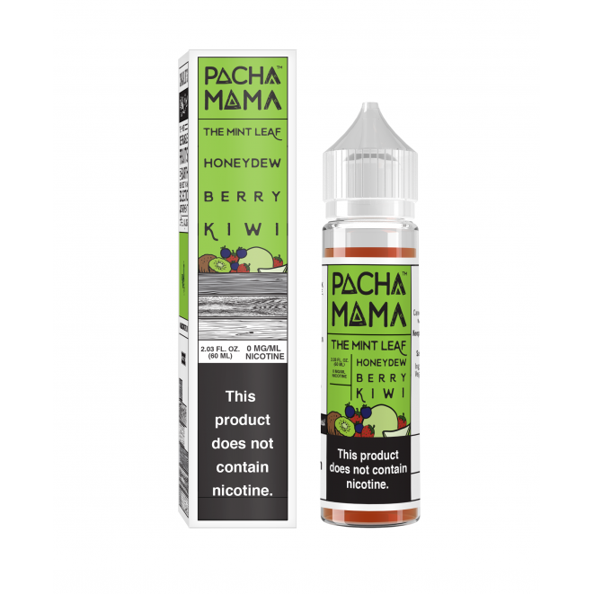 THE MINT LEAF, HONEYDEW AND BERRY KIWI SHORTFILL E-LIQUID BY PACHA MAMA 50ML