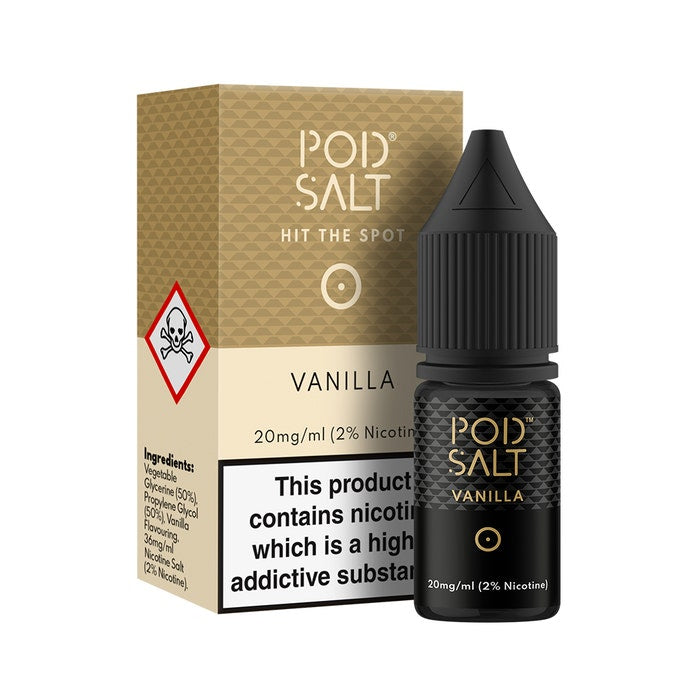 VANILLA NIC SALT E-LIQUID BY POD SALT