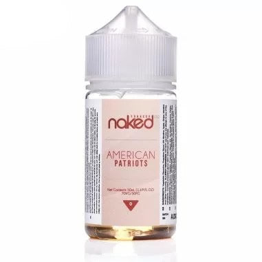 AMERICAN PATRIOTS SHORTFILL E-LIQUID BY NAKED 50ML