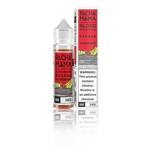BLOOD ORANGE, BANANA GOOSEBERRY SHORTFILL E-LIQUID BY PACHA MAMA 50ML
