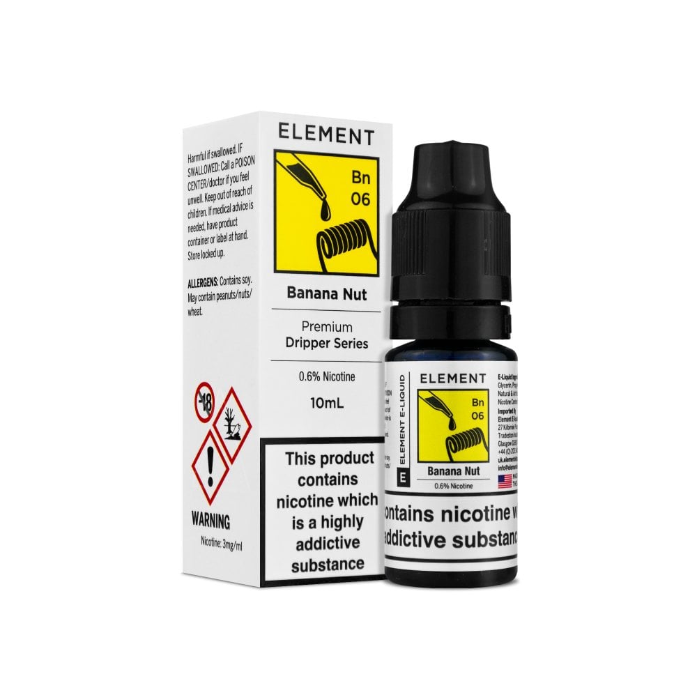 BANANA NUT DRIPPER E-LIQUID BY ELEMENT