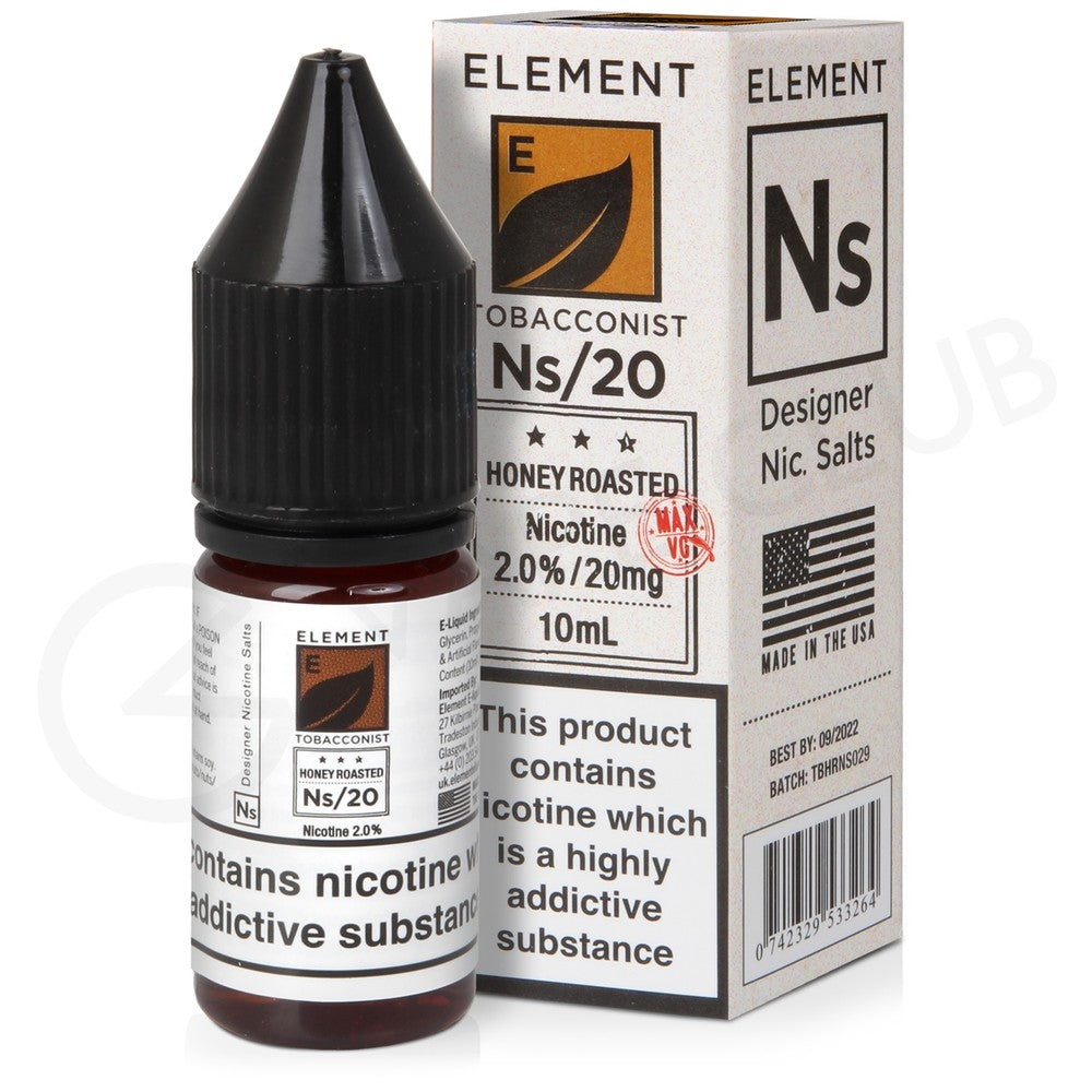 NS Honey Roast Tobacco E-Liquid by Element Tobacconist Vape Shop Soho London | Vape Store Central London Buy Vape Juice NS Honey Roast Tobacco E-Liquid by Element Tobacconist Vape Shop Soho London | Vape Store Central London Buy Vape Juice