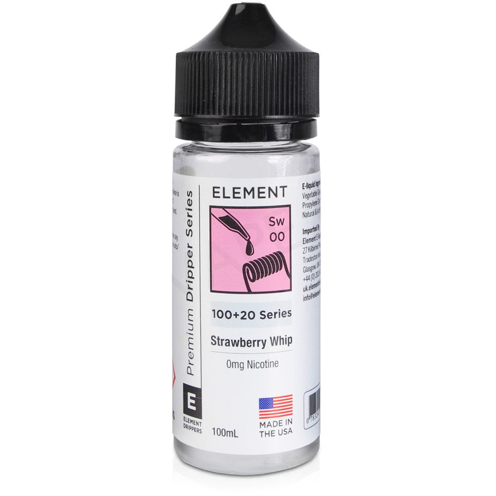 Strawberry Whip Dripper E-Liquid by Element 100ml