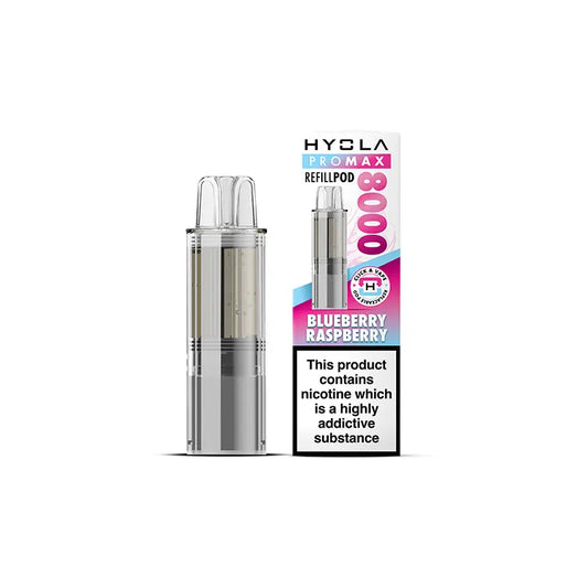 Blueberry Raspberry Hyola Pro Max 8000 Prefilled Pod