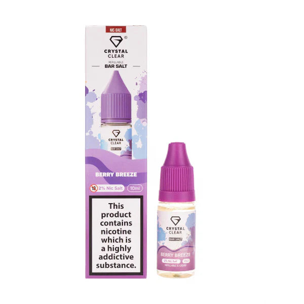 Crystal Clear 10ml Nic Salts