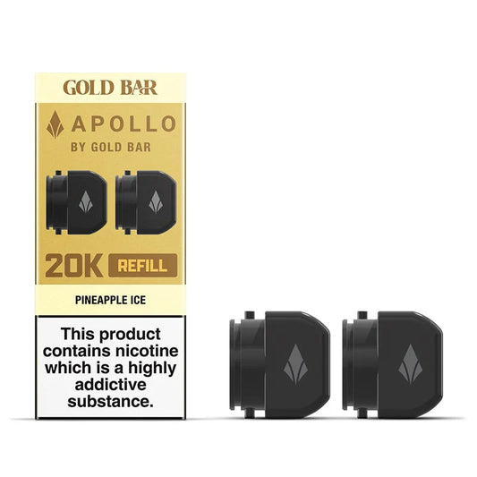 Pineapple Ice Gold Bar Apollo 20K Refill pods