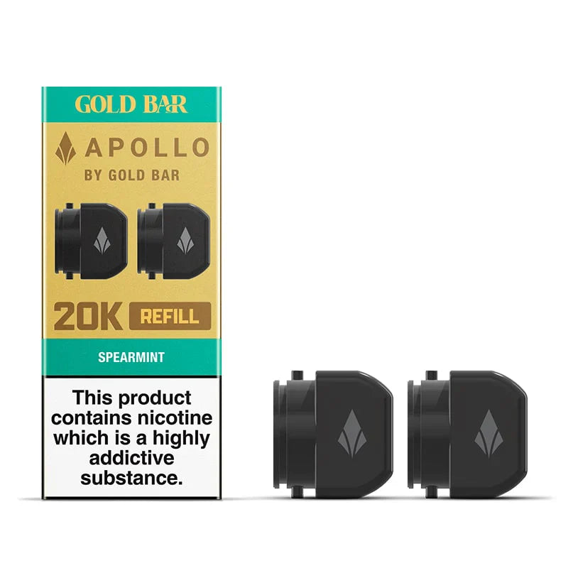 Spearmint Gold Bar Apollo 20K Refill pods