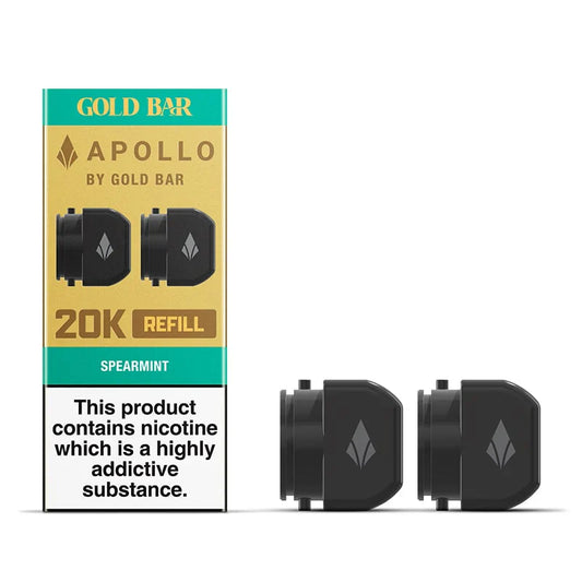 Spearmint Gold Bar Apollo 20K Refill pods