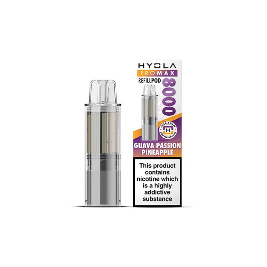 Guava Passion Pineapple Hyola Pro Max 8000 Prefilled Pod