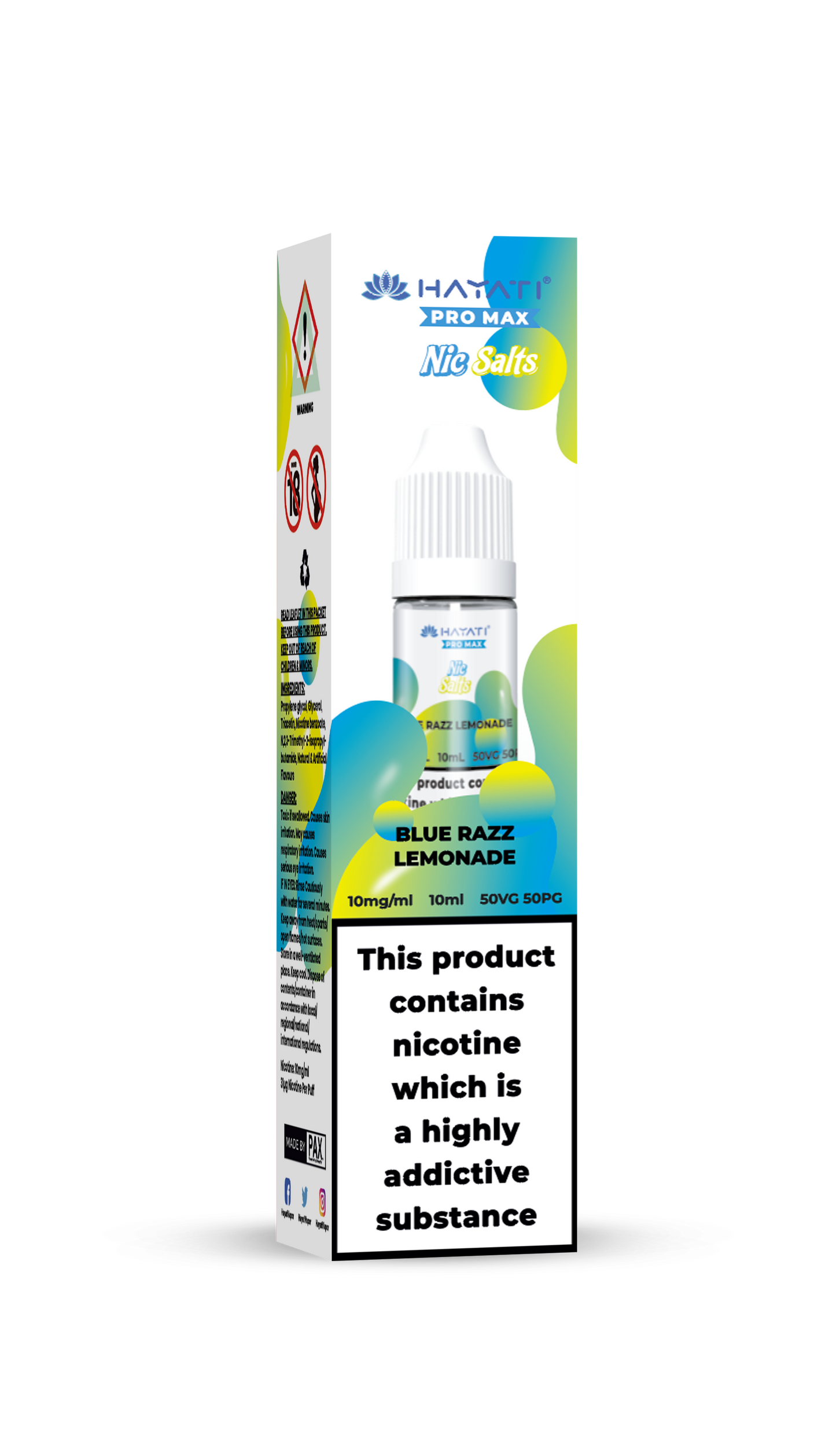 Blue Razz Lemonade Hayati Pro Max Nic Salt