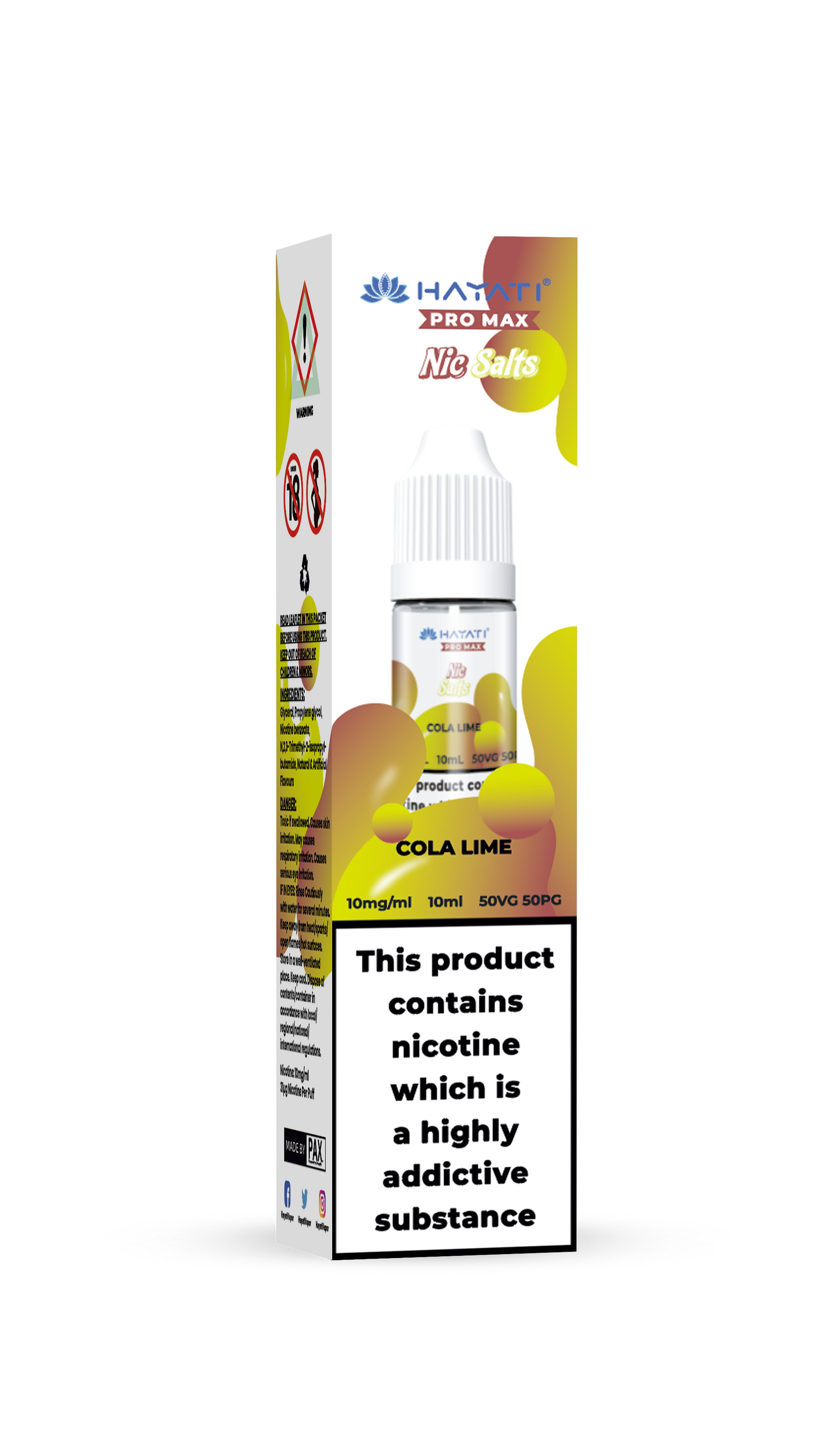 Cola Lime Hayati Pro Max Nic Salt