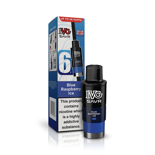 Blue Raspberry Ice IVG SAVR Pod