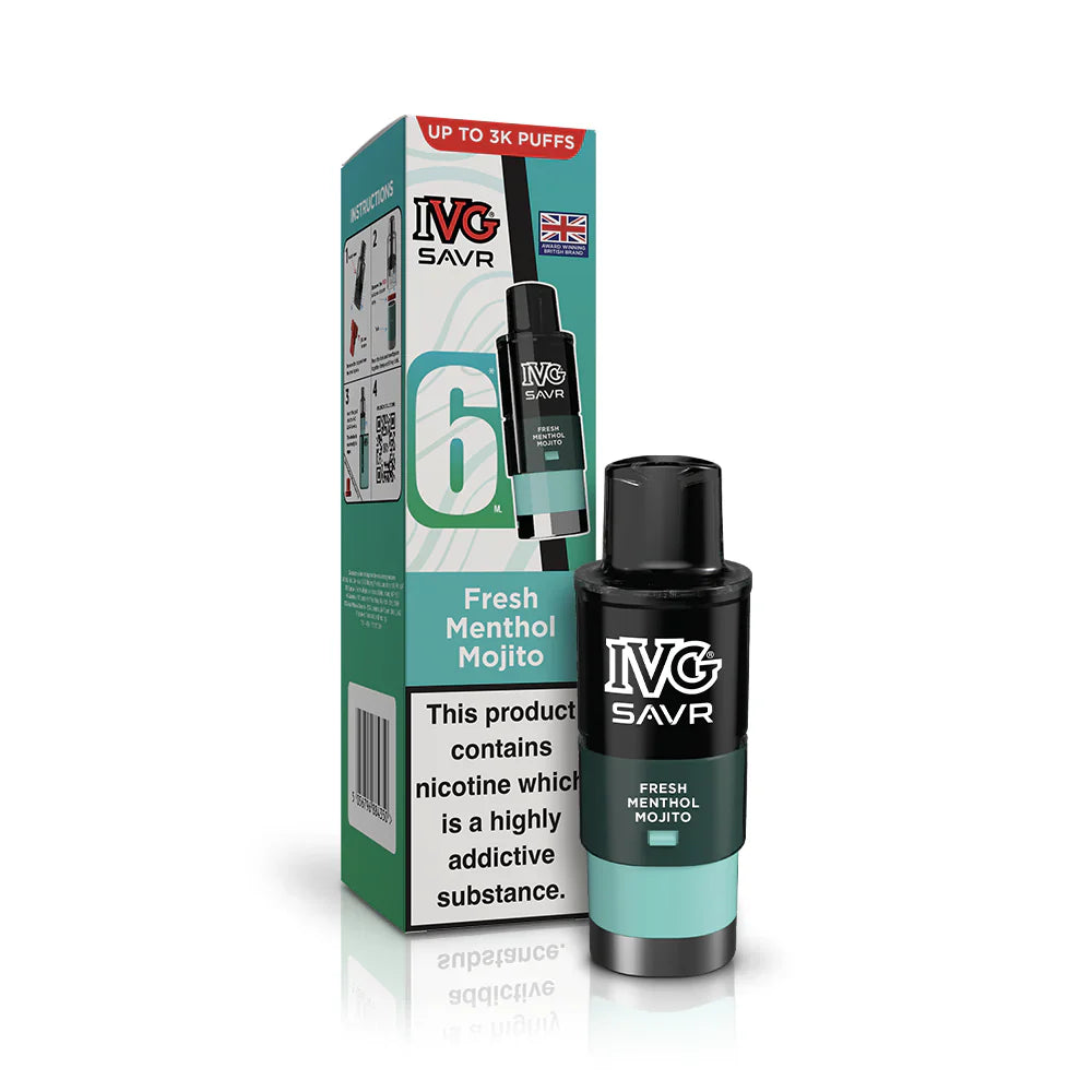 Fresh Menthol Mojito IVG SAVR Pod