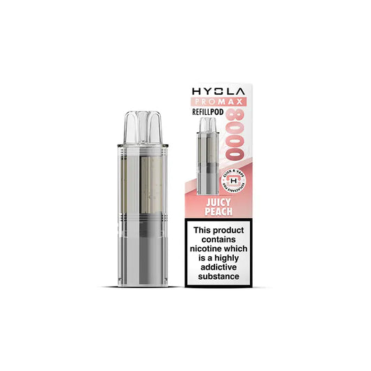 Juicy Peach Hyola Pro Max 8000 Prefilled Pod