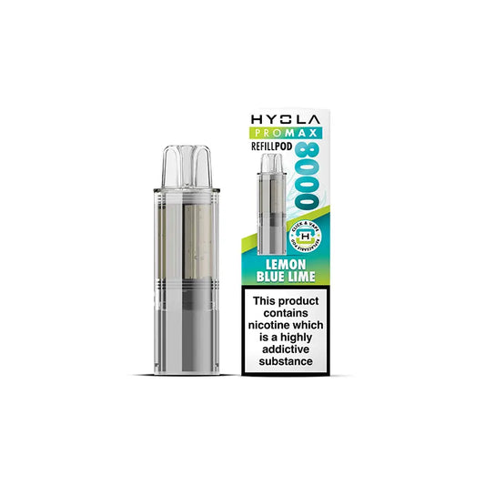Lemon Blue Lime Hyola Pro Max 8000 Prefilled Pod