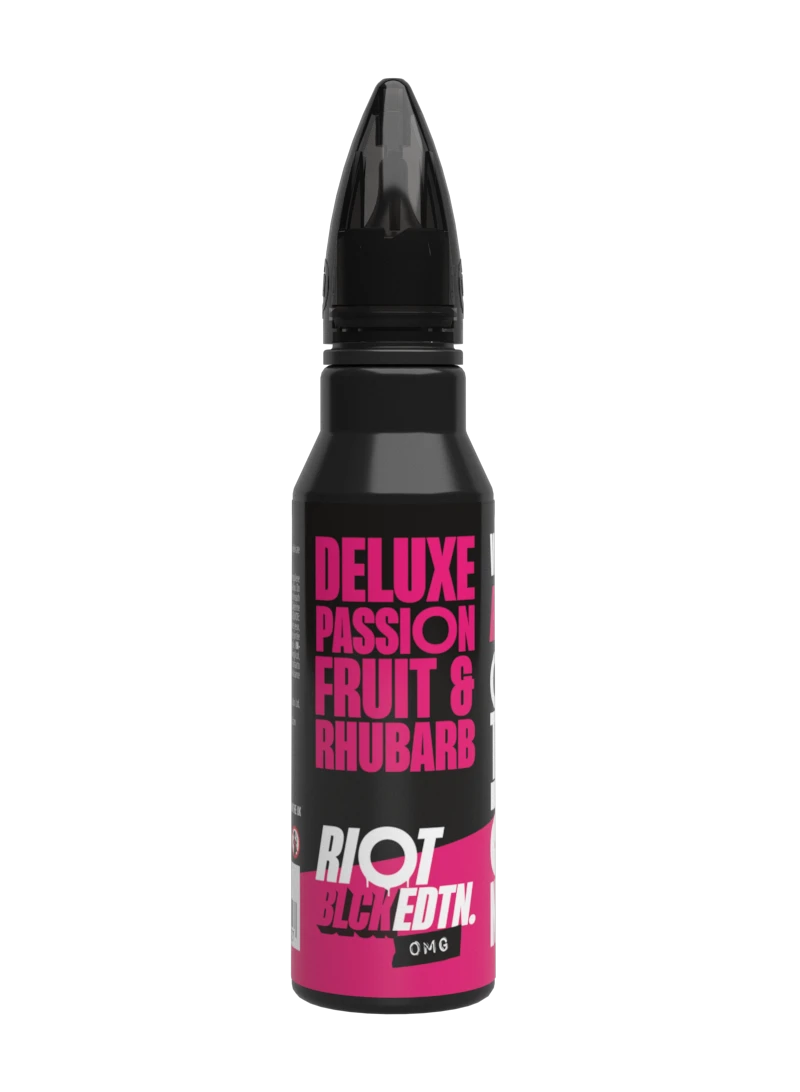 BLCK EDTN – Passionfruit & Rhubarb By Riot