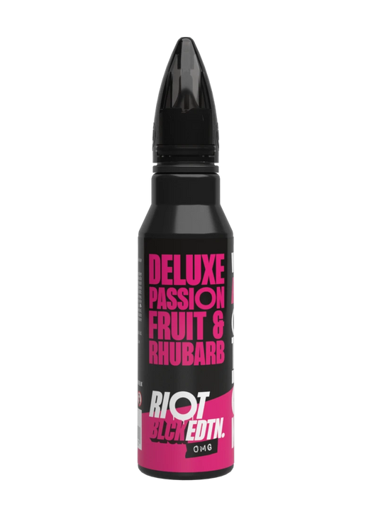 BLCK EDTN – Passionfruit & Rhubarb By Riot