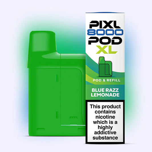 Blue Razz Lemonade Pixl 8000 Refill pod