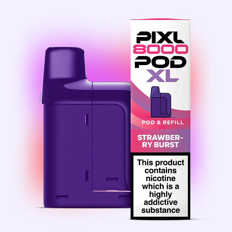 Strawberry Burst Pixl 8000 Refill pod