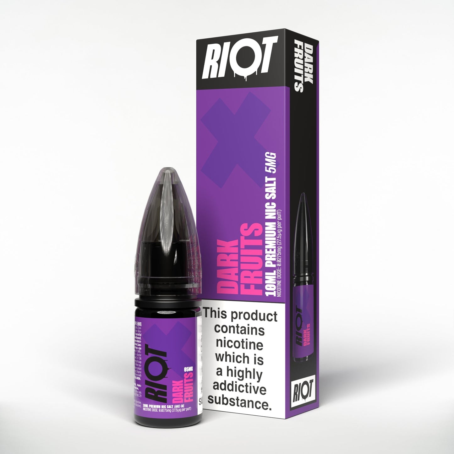 Riot X Dark Fruits - Superchrged Flavours Salts By Riot Squad