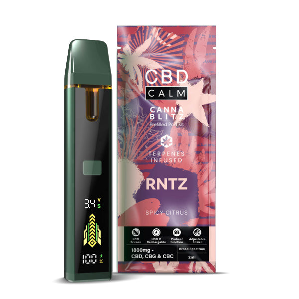 RNTZ CBD Cannablitz Prefilled Vape Kit
