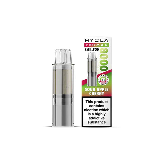 Sour Apple Cherry Hyola Pro Max 8000 Prefilled Pod