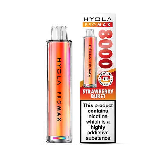 Strawberry Burst Hyola Pro Max 8000 Pod kit