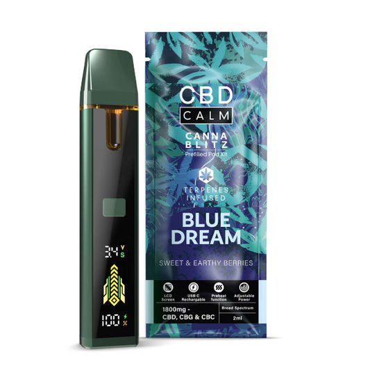 Blue Dream CBD Cannablitz Prefilled Vape Kit