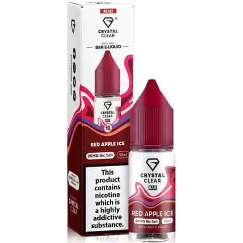 Crystal Clear Red Apple Ice Nic Salt