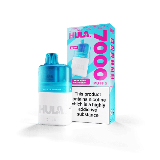 Hula 7000 Puff Pre-Filled Pod Kit Blue Sour Raspberry - Vapestore Direct