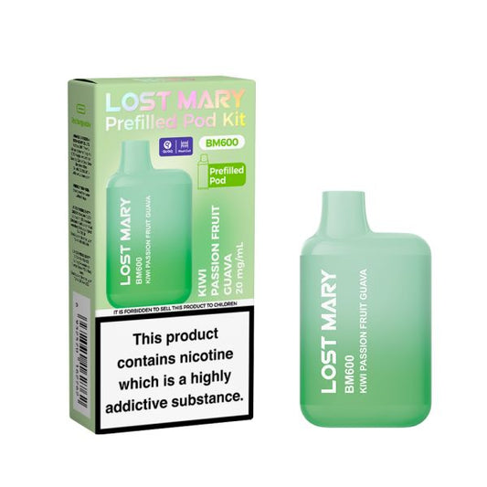 Kiwi Passion Fruit Guava Lost Mary BM600 Pod Kit