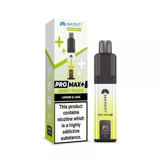 Lemon Lime Hayati Pro Max+ 6000 Prefilled Pod Kit