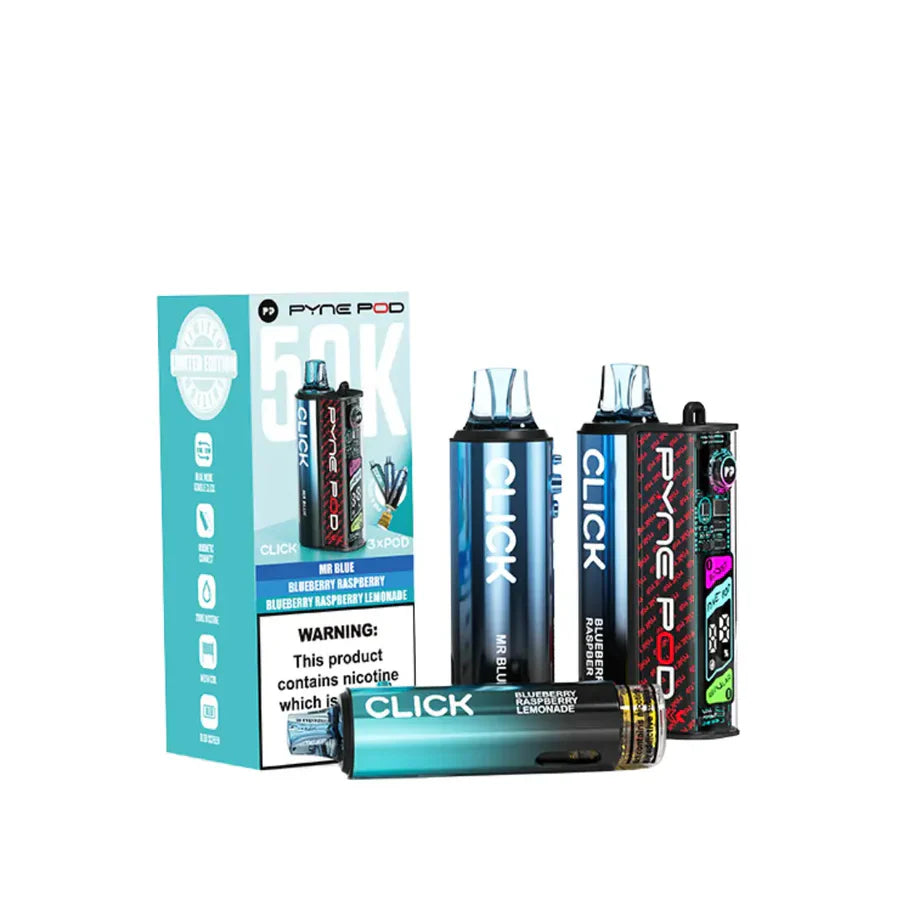 Blue Edition Pyne Pod Click 50k Vape Kit