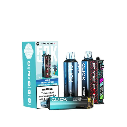 Blue Edition Pyne Pod Click 50k Vape Kit