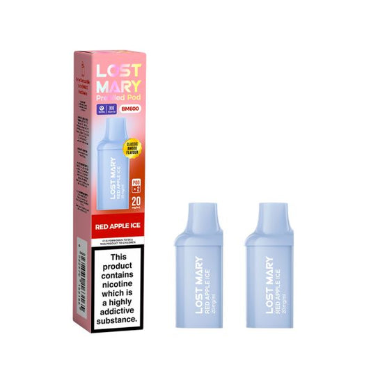 Red Apple Ice Lost Mary BM600 Refill Pods