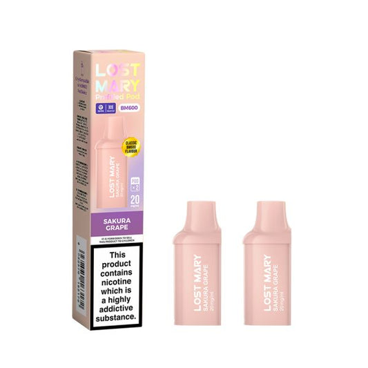 Sakura Grape Lost Mary BM600 Refill Pods
