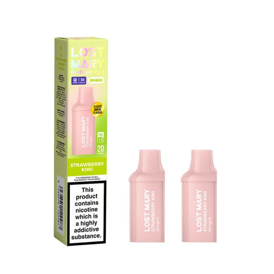Strawberry Kiwi Lost Mary BM600 Refill Pods