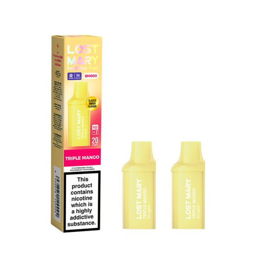 Triple Mango Lost Mary BM600 Refill Pods