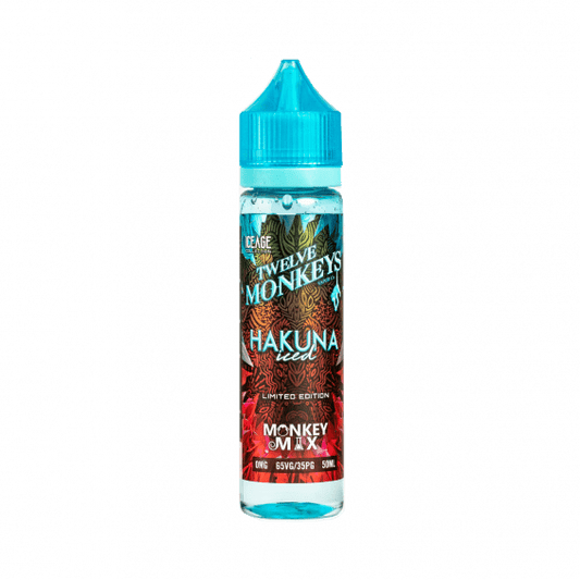 HAKUNA ICED SHORTFILL E-LIQUID BY TWELVE MONKEYS 50ML