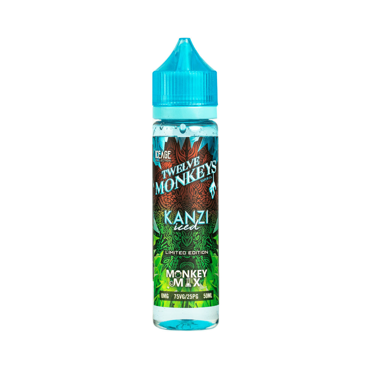 TROPIKA ICED 50ML SHORTFILL E-LIQUID BY TWELVE MONKEYS E-LIQUID