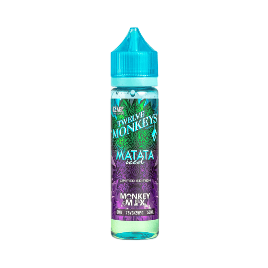MATATA ICED SHORTFILL E-LIQUID BY TWELVE MONKEYS E-LIQUID 50ML