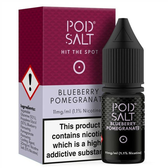 BLUEBERRY POMEGRANATE NIC SALT E-LIQUID BY POD SALT