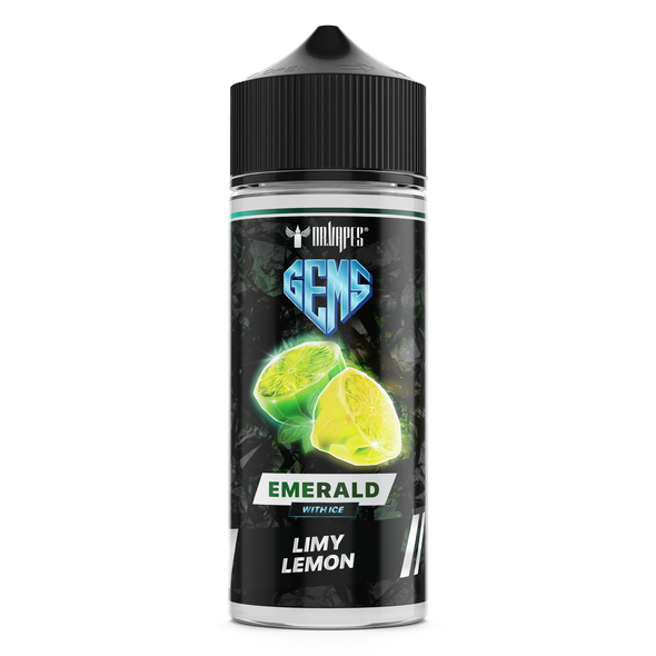 Dr Vapes Gems Emerald Limy Lemon E liquid 100ml Shortfill